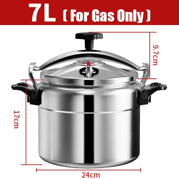 Aluminum Pressure Cooker 3L–5L | Gas Stovetop Canner Stovetop Pressure Cooker Axl 7L-24cm