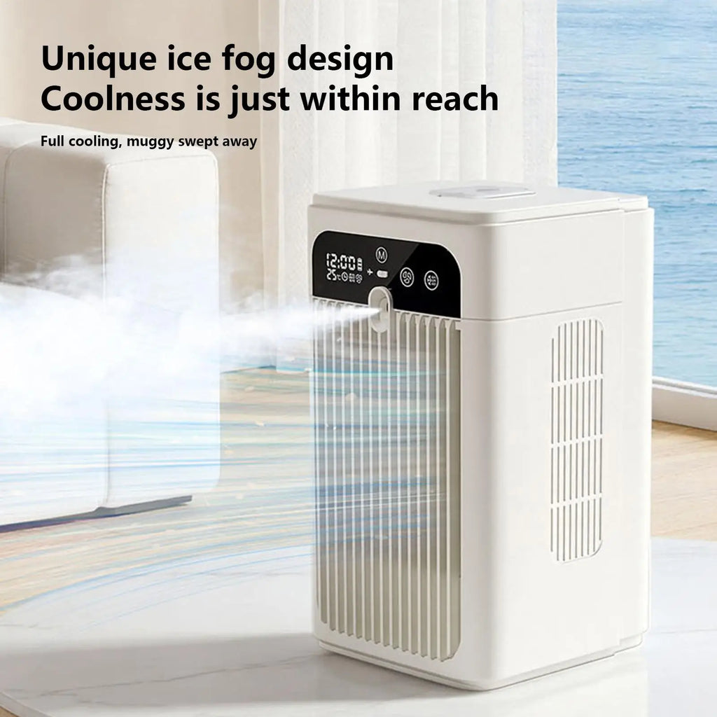 Portable Desktop Misting Fan – 3000mAh Battery & 500ml Tank Desktop Misting Fan Axl