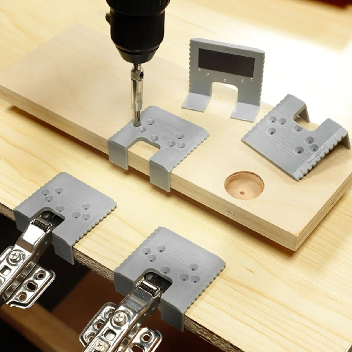 Magnetic Door Hinge Jig Template – Precise Install Tool Door Hinge Jig Axl