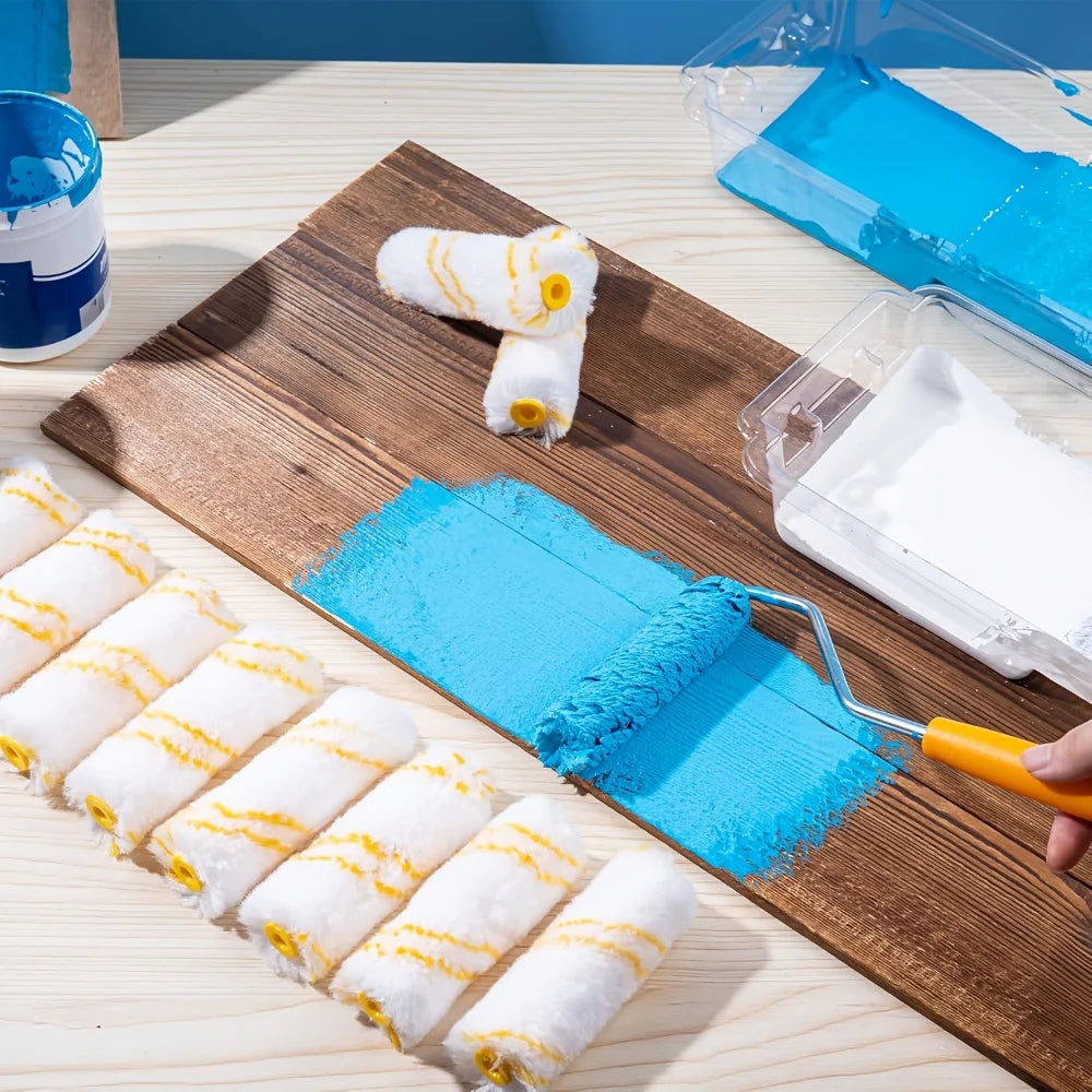 21-Piece Paint Roller Brush Set | Dense Bristles for Walls Paint Roller Set Axl