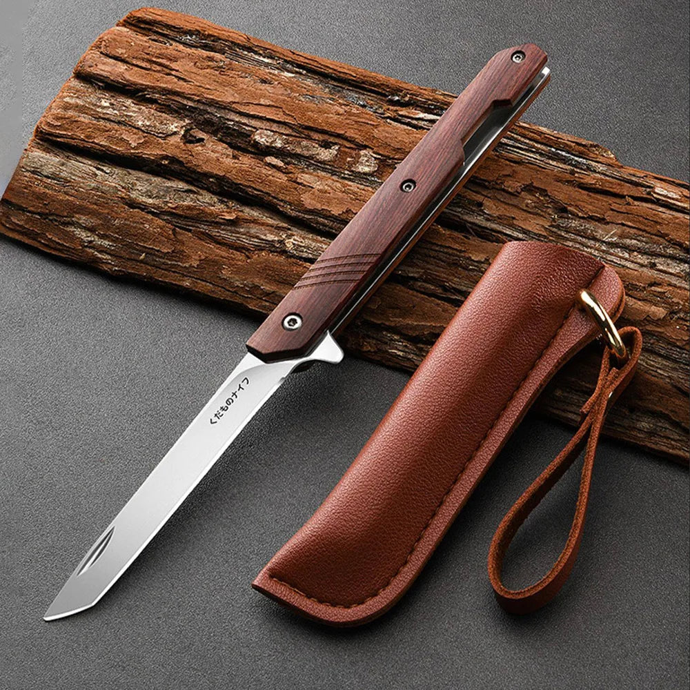 PLYS Folding Stainless Steel Utility Knife – Fruit & Kitchen Folding Kitchen Knife Axl 1pc