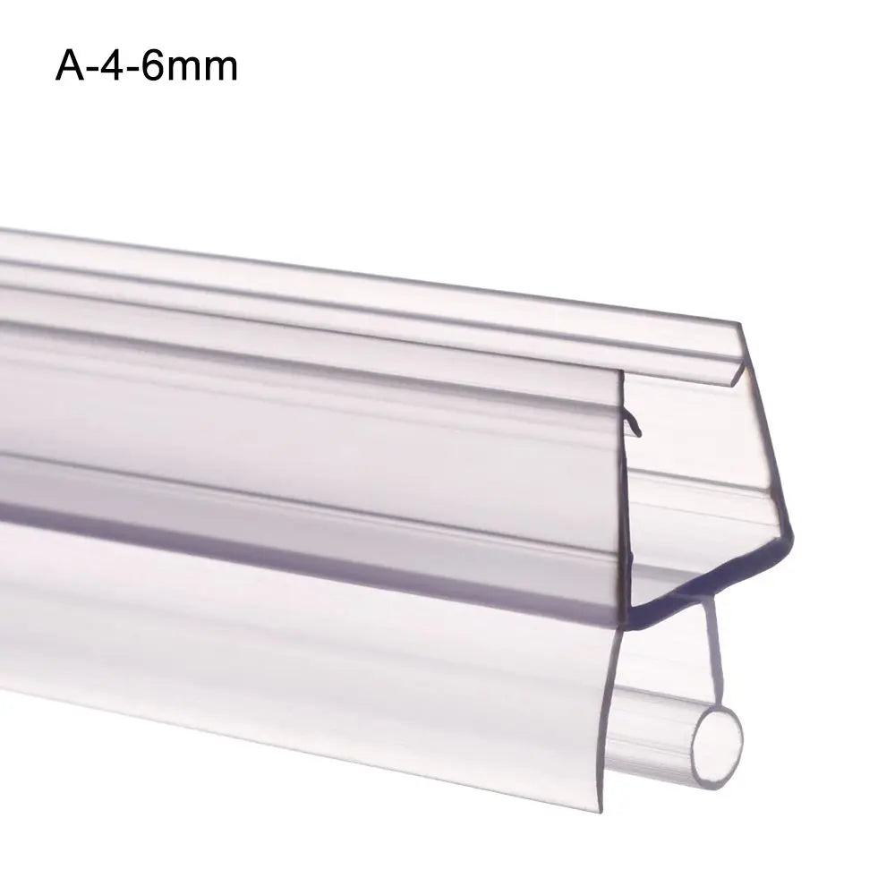 Shower Screen Door Seal Strip – PVC Water Baffle 4–12mm Door Seal Strip Axl A-4-6mm