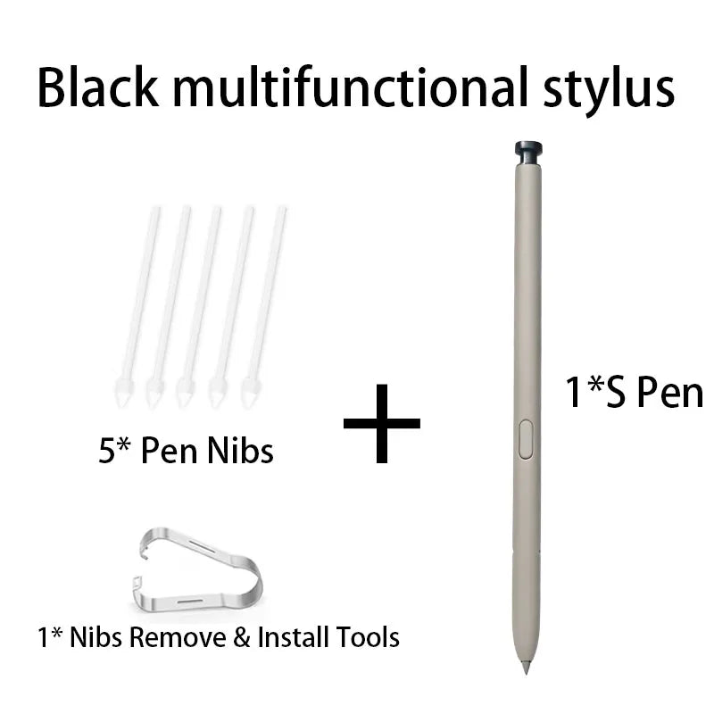Samsung Galaxy S25 Ultra Replacement Stylus Pen + 5 Nibs Replacement Stylus Pen Axl Black