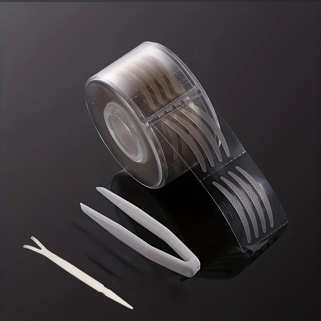 600pcs Ultra-Thin Eyelid Tape Stickers for Natural Big Eyes Look Eyelid Tape Stickers Axl Crescent