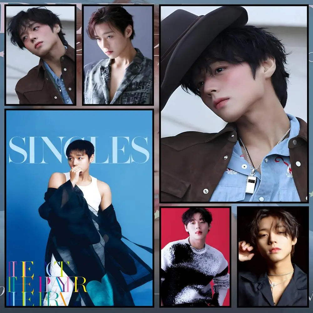 Park Ji-Hoon HD Self-Adhesive Wall Poster | Waterproof Decor Decorative Wall Poster Axl
