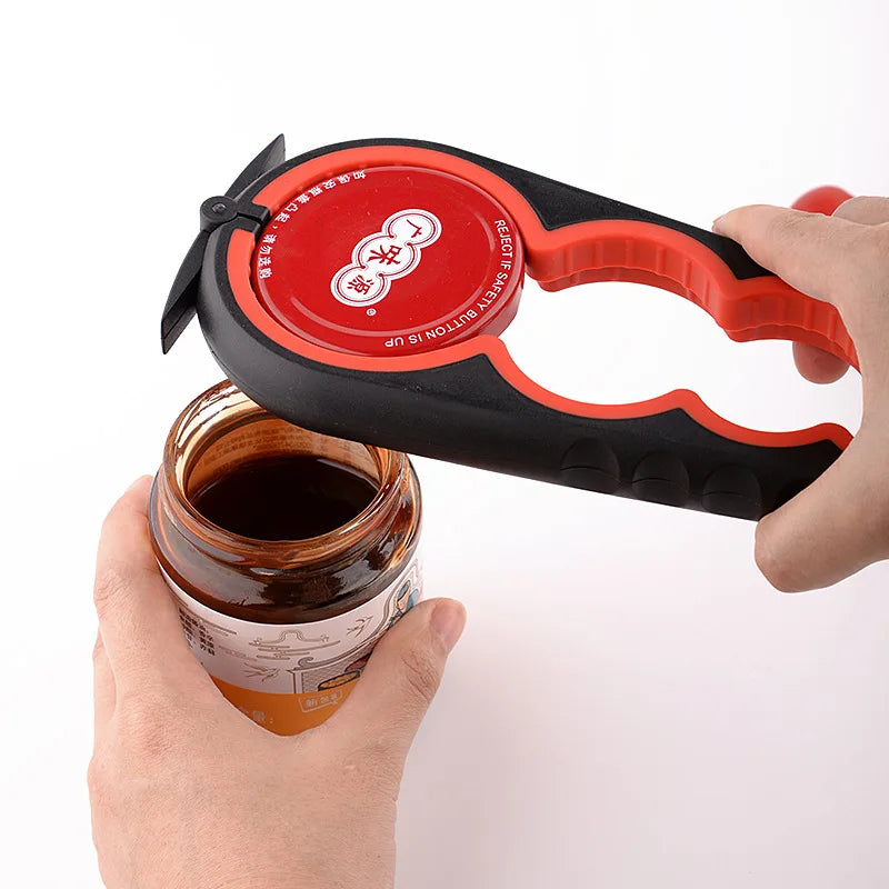 4-in-1 Can & Bottle Opener – Multi-Function Kitchen Lid Tool Multi-Function Opener Axl