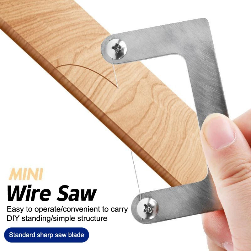 Stainless Steel Pocket Wire Saw – Mini Camping Hand Saw Pocket Wire Saw Axl
