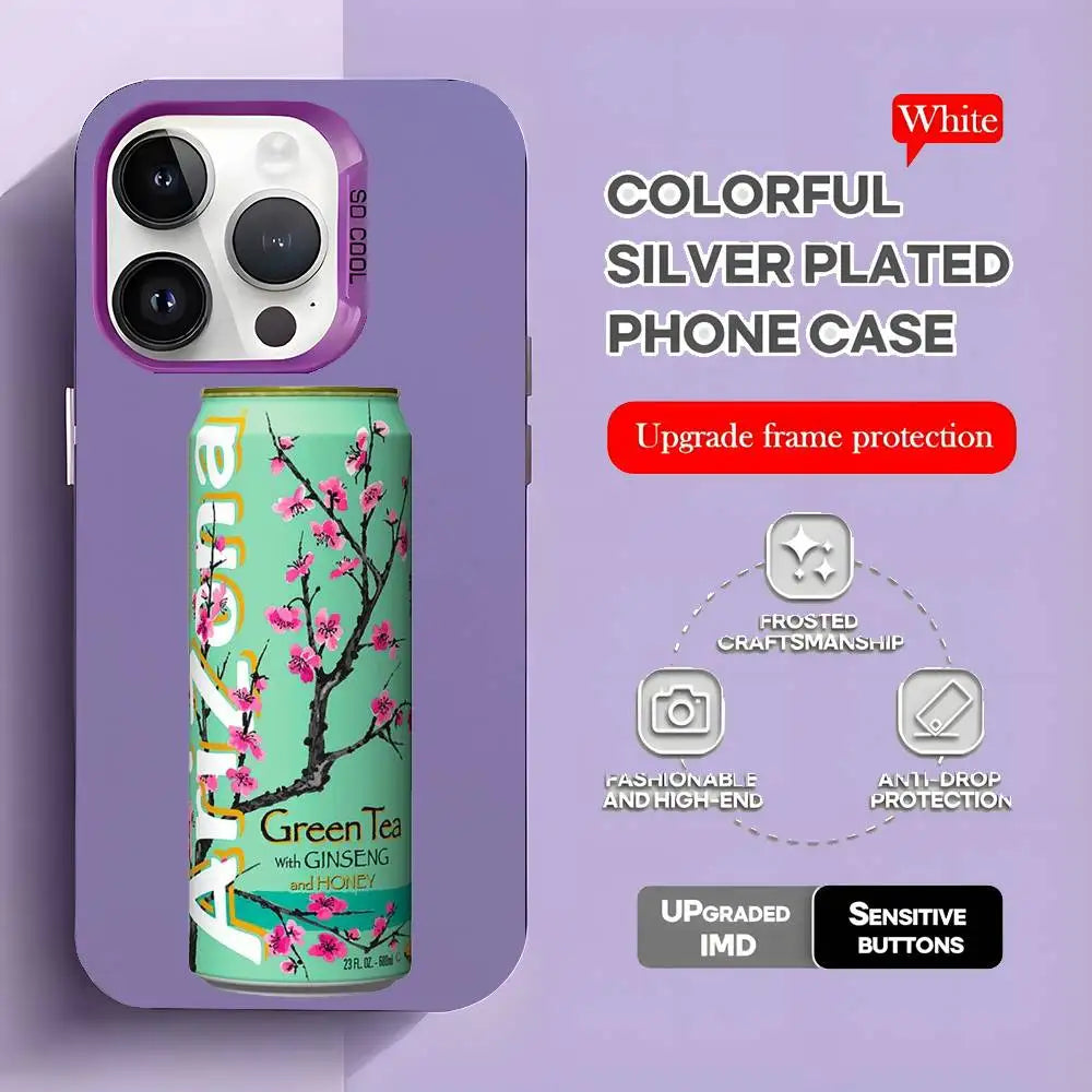 Vaporwave Arizona Iced Tea iPhone Case 11–16 Pro Max iPhone Phone Case Axl