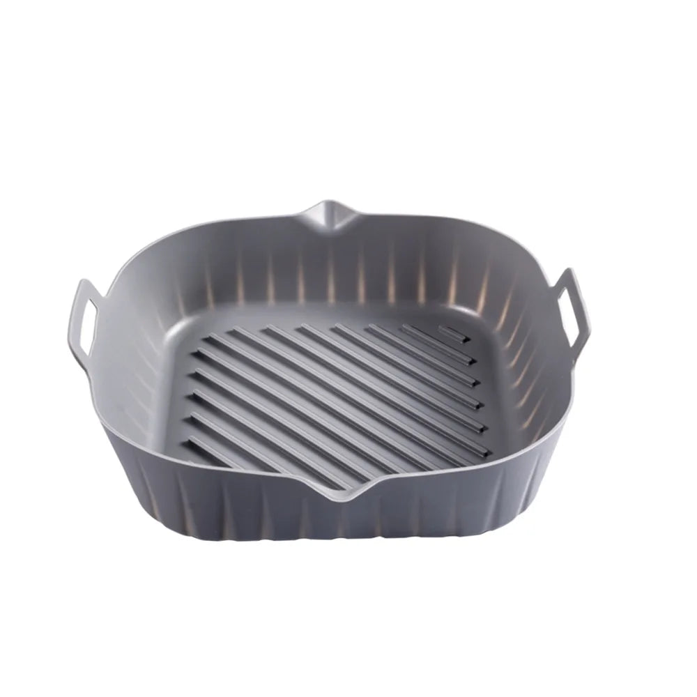 Reusable Silicone Air Fryer Liner Square Baking Tray Mat Silicone Baking Mat Axl 1pcs A