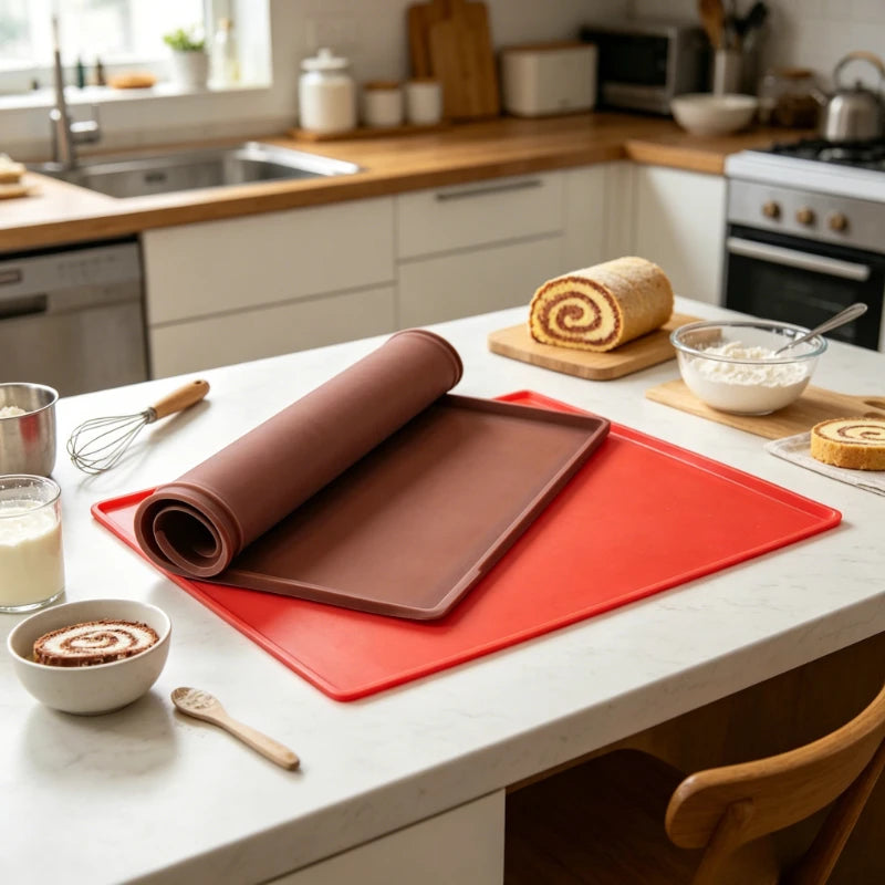 Reusable Silicone Baking Mat – Non-Stick Pastry Rolling Mat Silicone Baking Mat Axl
