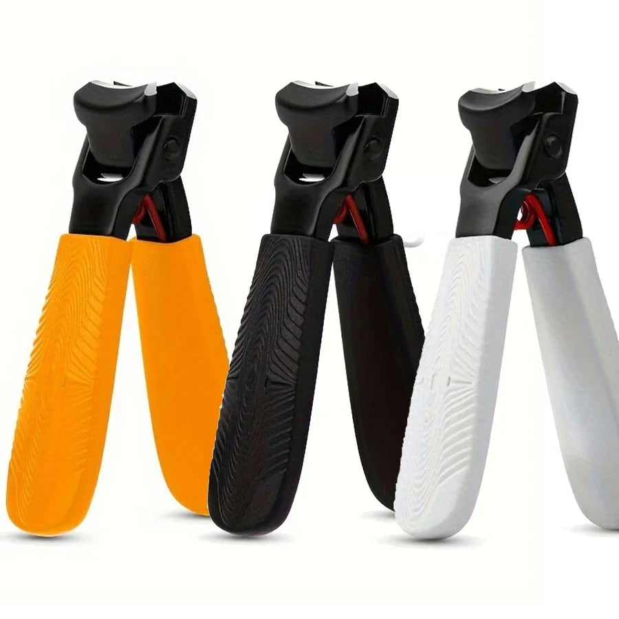 Stainless Steel Nail Clipper – Sharp Fingernail & Toenail Cutter Nail Clipper Axl Orange White Black-3