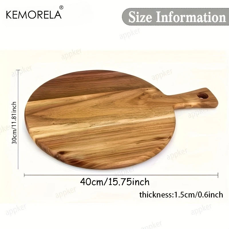 Acacia Wood Cutting Board with Handle | Kitchen Chopping Board Wood Cutting Board Axl