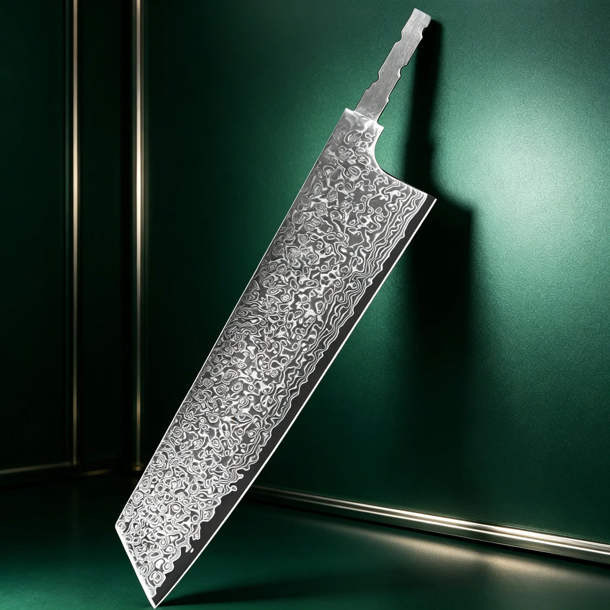 Damascus Steel Blank Blade Set – Chef, Santoku & Nakiri DIY Knife Making Blank Axl Kiritsuke Blade