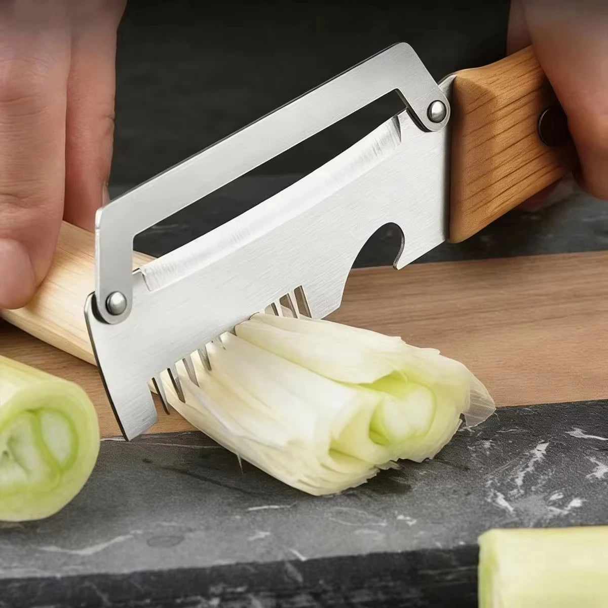 2-Piece Stainless Steel Vegetable Peeler & Kitchen Slicer Set Vegetable Peeler Set Axl