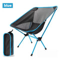 Foldable Outdoor Moon Chair – Portable Beach & Camping Seat Folding Camping Chair Axl Blue