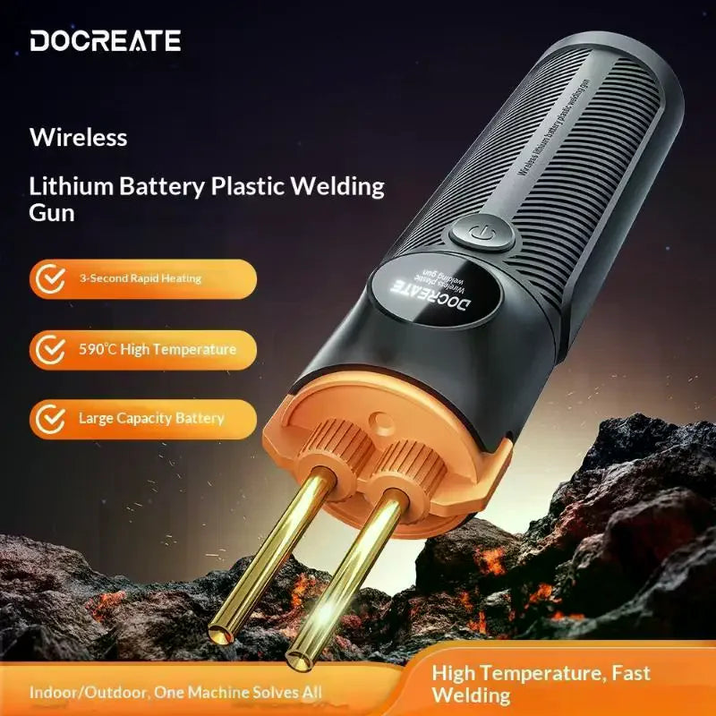 PW35 Cordless Plastic Welder Gun – 4000mAh USB Rechargeable Plastic Welding Gun Axl
