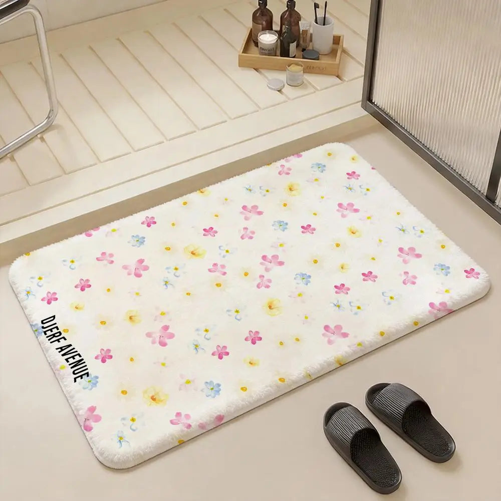 Soft Flannel Floor Mat – Non-Slip Indoor Doormat & Area Rug Indoor Floor Rug Axl