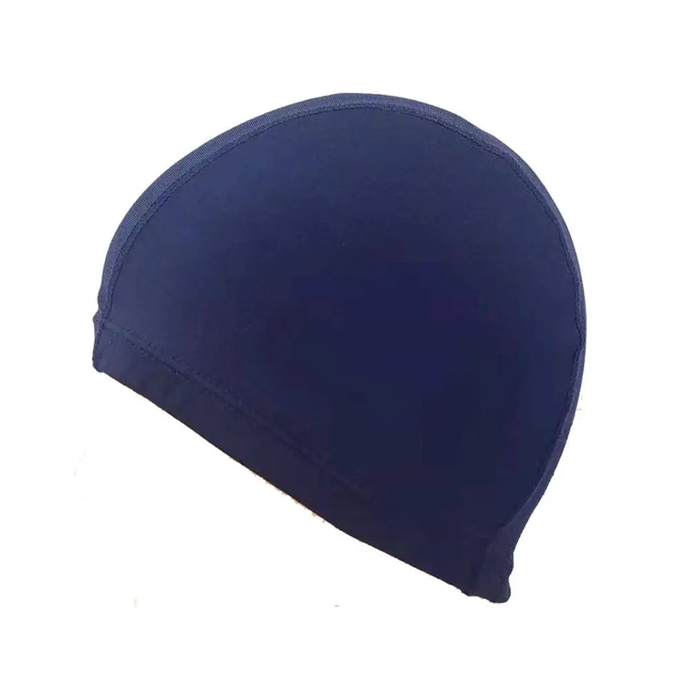 Non-Slip Turban Swimming Cap – Waterproof Ear Protection Hat Swim Cap Axl navy blue