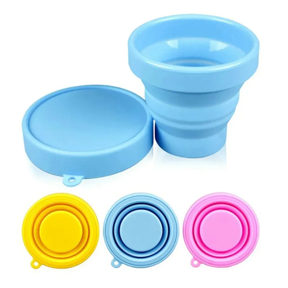 Collapsible Silicone Folding Cup – Travel & Camping Tumbler Collapsible Silicone Cup Axl