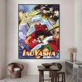 Inuyasha Waterproof PVC Poster Stickers – Anime Wall Décor Anime Wall Sticker Axl White12 50X70cmNoframe