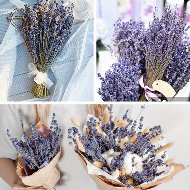 Natural Dried Lavender Bouquet | Wedding & Home Décor Gift Dried Flower Bouquet Axl