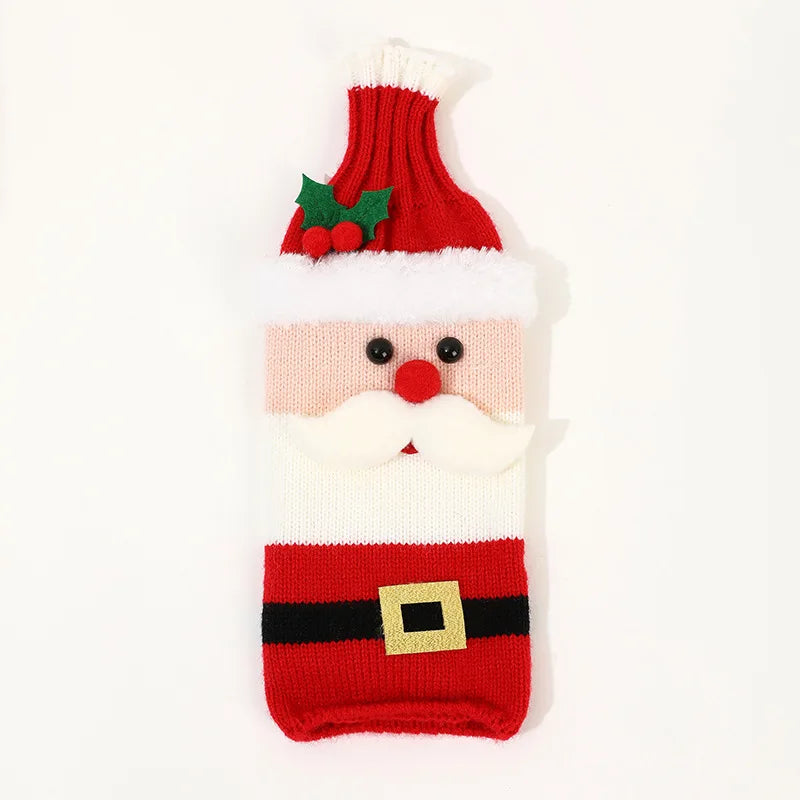 Christmas Wine Bottle Decoration Set – Festive Holiday Decor Holiday Bottle Decor Axl