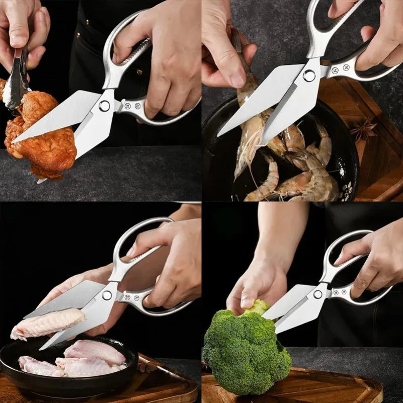 Heavy-Duty Poultry Shears – Stainless Steel Kitchen Scissors Kitchen Poultry Shears Axl