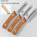 Stainless Steel Fruit & Vegetable Peeler – Oak Wood Handle Vegetable Peeler Axl 3pcs