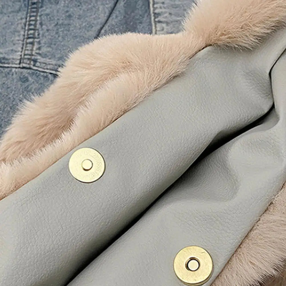 Women's Fluffy Plush Shoulder Bag – Large Capacity Shopper Tote Plush Shoulder Bag Axl