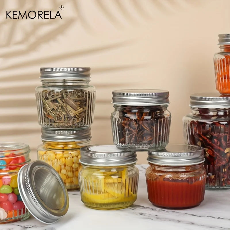 Airtight Glass Food Storage Jars – BPA-Free Kitchen Canisters Glass Storage Jars Axl
