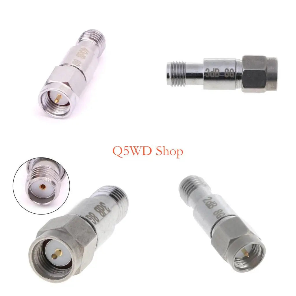 2W SMA Coaxial Fixed Attenuator DC-6GHz | 3dB to 40dB RF Coaxial Attenuator Axl