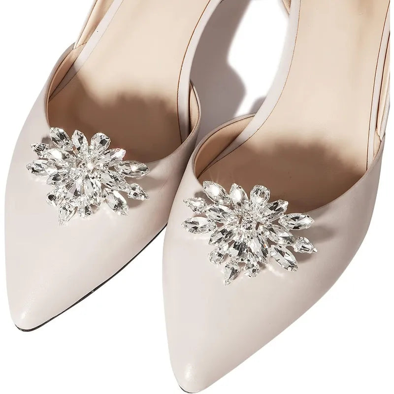 Crystal Rhinestone Shoe Clips – Bridal, Prom & Party Heels Shoe Clips Axl