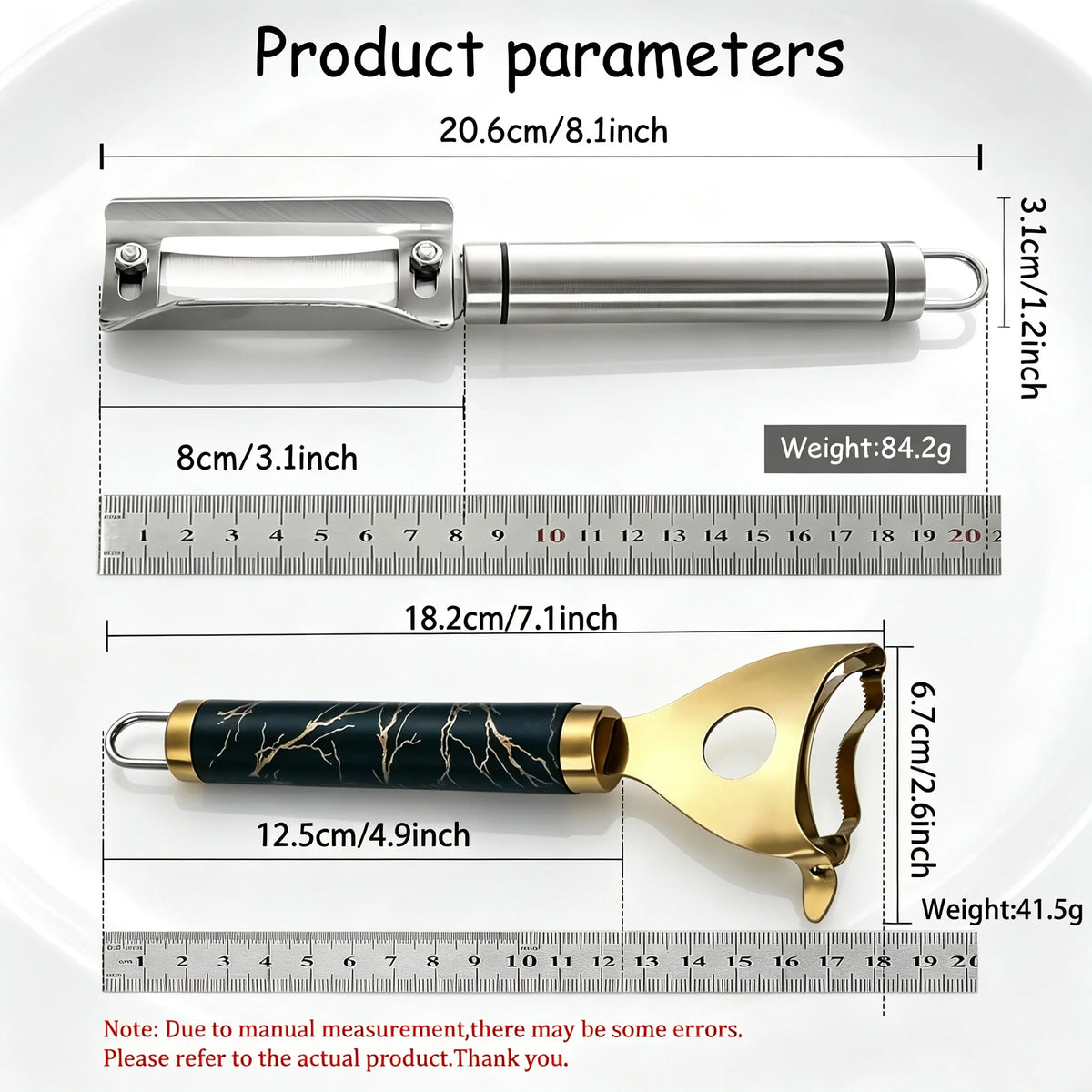 Professional Stainless Steel Peeling Knife – Fruit & Veg Peeler Kitchen Peeling Knife Axl