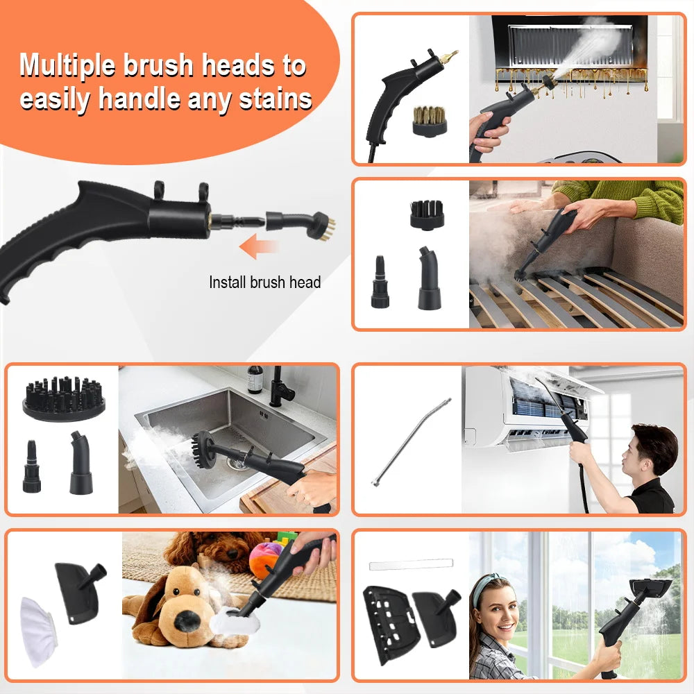 BALASHOV Portable Handheld Steam Cleaner – Kitchen, Car & Home Handheld Steam Cleaner Axl