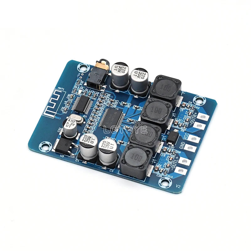 TPA3118 Bluetooth Stereo Amplifier Board 45W×2 | 12V–28V Digital Amplifier Board Axl