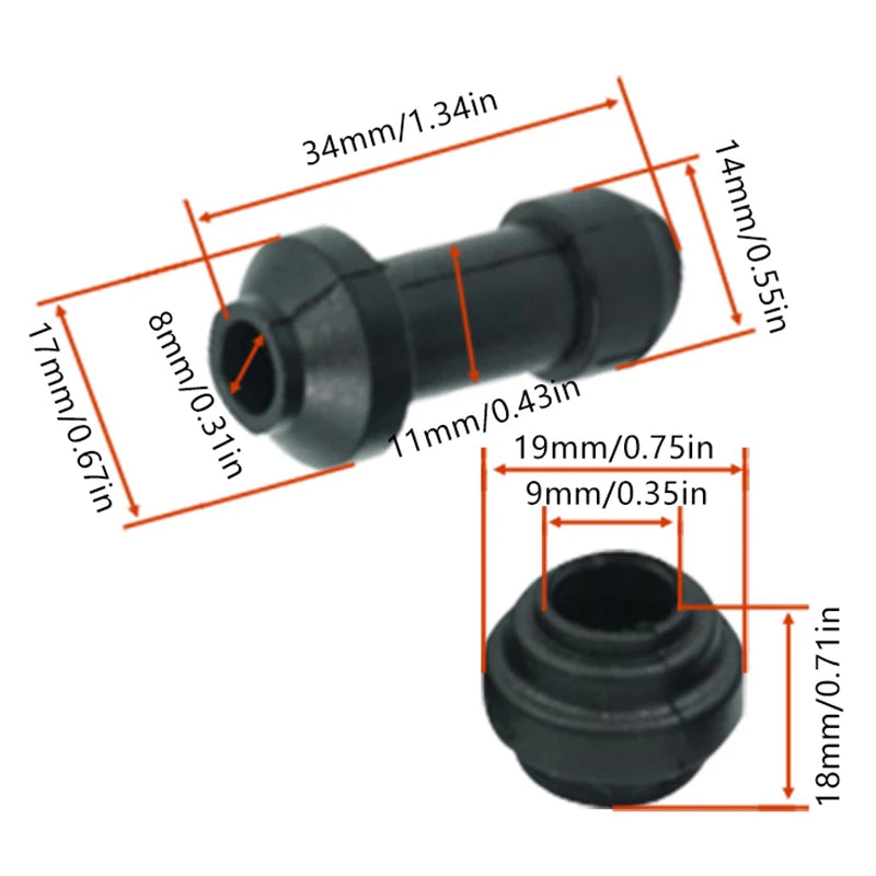 Motorcycle Brake Caliper Shock Absorber Dust Cover Rubber Caps Brake Dust Cover Caps Axl onesize