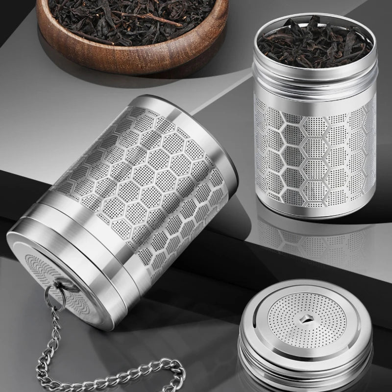 Stainless Steel Ultra Fine Mesh Tea Infuser with Chain Hook Tea Infuser Axl