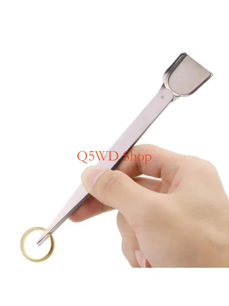 Stainless Steel Pointed Beading Tweezer with Shovel Tip – 16cm Beading Tweezer Axl CN