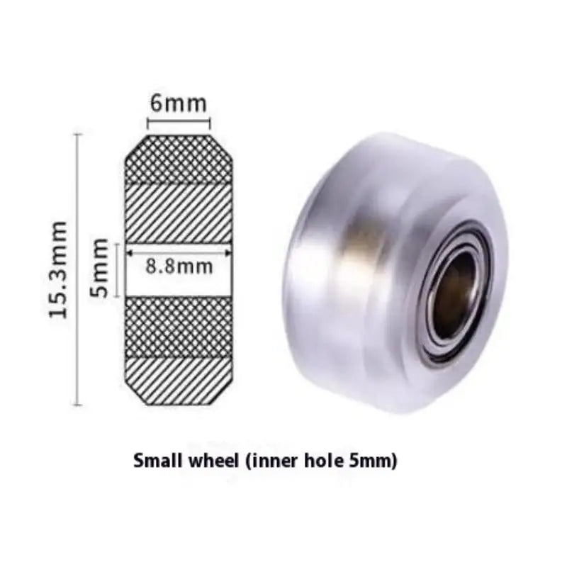 POM V-Slot Idler Pulley Wheel with Bearing for 3D Printer 3D Printer Pulley Axl A5