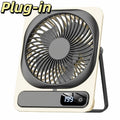 Vertical Desktop Fan – 199 Wind Modes, Dual Mount, 36dB Quiet Desktop Vertical Fan Axl B-Plug-in