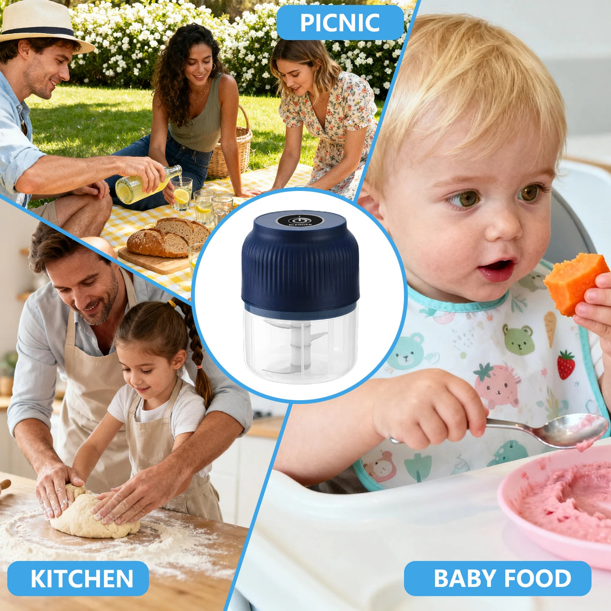 250ml USB Electric Mini Garlic Chopper & Vegetable Grinder Electric Food Chopper Axl