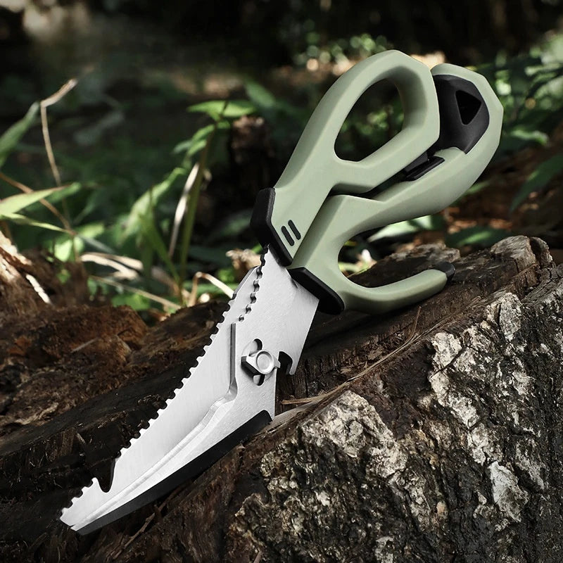 Multi-Function Stainless Steel Kitchen & Fishing Scissors Kitchen Scissors Axl