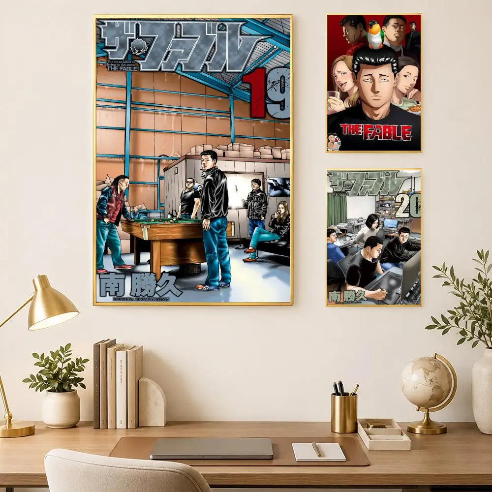 The Fable Manga Wall Poster – Self-Stick HD Waterproof Decor Wall Art Poster Axl