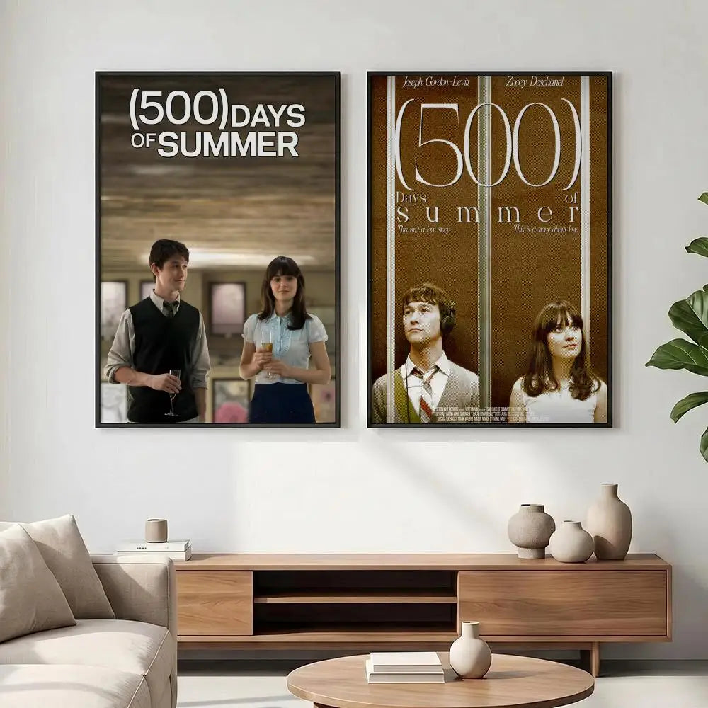 500 Days of Summer Movie Poster – HD Waterproof Wall Art Movie Wall Poster Axl