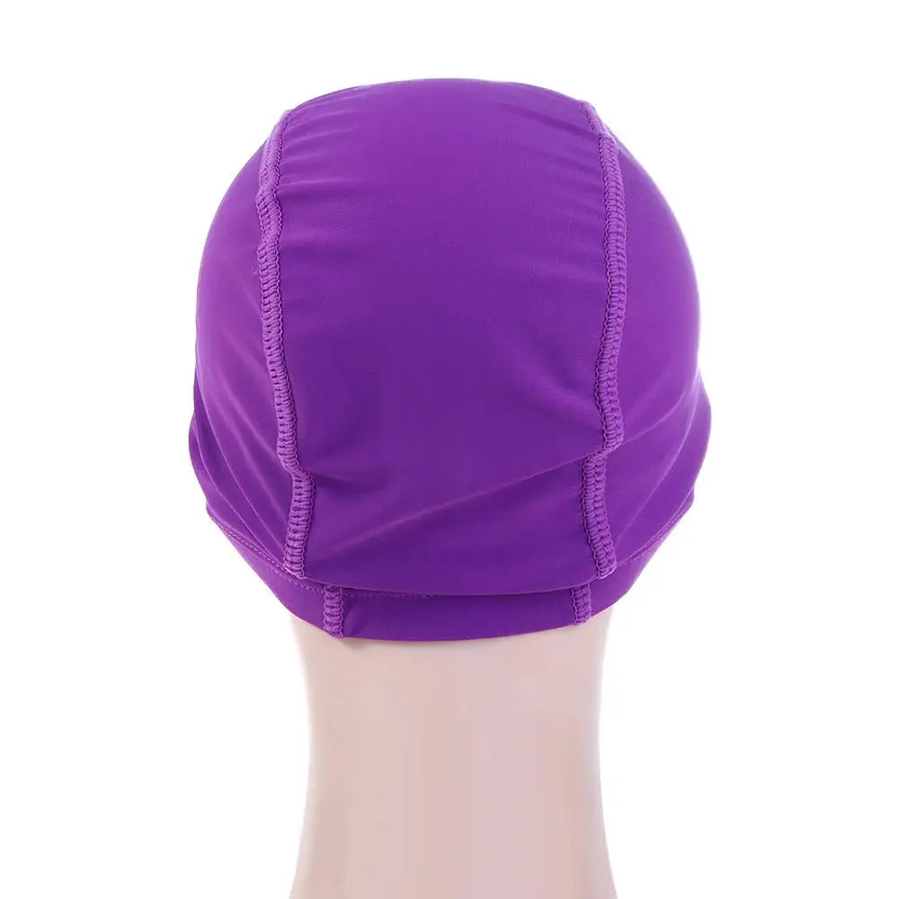 Non-Slip Turban Swimming Cap – Waterproof Ear Protection Hat Swim Cap Axl