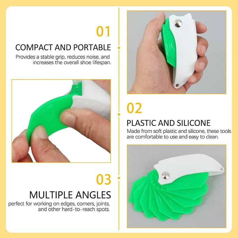 9-in-1 Plastic Caulking Tool – Sealant Spreader & Grout Spatula Caulking Spatula Tool Axl