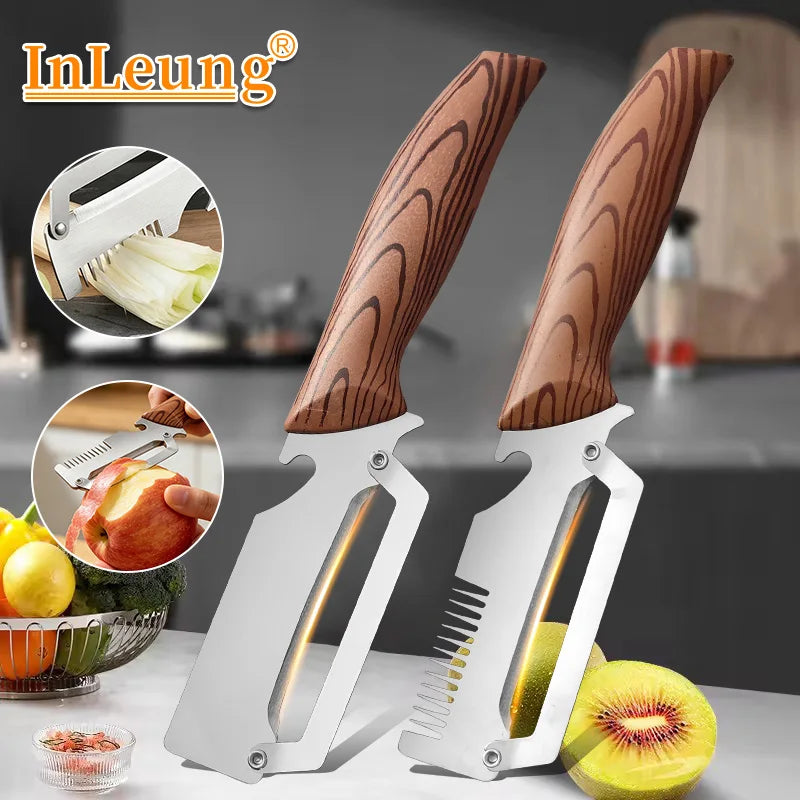 3-in-1 Stainless Steel Vegetable Peeler, Slicer & Bottle Opener Vegetable Peeler Axl