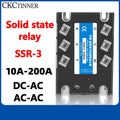 Three-Phase Solid State Relay SSR 10A–200A | DC AC Control Solid State Relay Axl 100A DC-AC