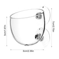 Aquarium Glass Plant Pot with Suction Cups | Fish Tank Planter Aquarium Plant Pot Axl Transparent