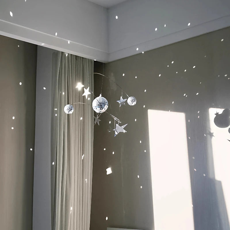 Star & Planet Resin Wind Chimes – Wall Hanging Room Decor Wind Chime Decor Axl